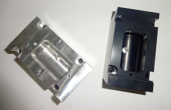 Härte Benutzerdefinierte CNC-Aluminiumteile 120 mm eloxierte CNC-Frästeile
