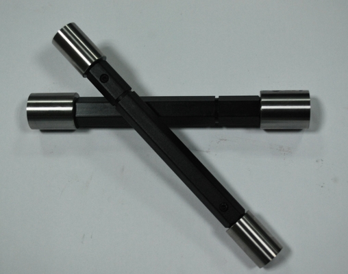 90 mm Metallstahl CNC-Bearbeitungsteile Schwärzung Q345B Inspektionswerkzeug