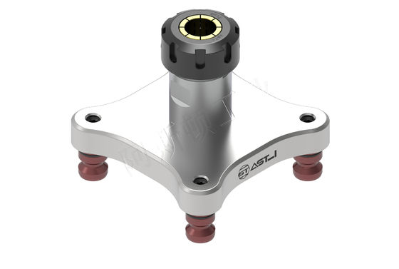 Präzise manuelle Spannvorrichtung 5-Achsen-CNC-Maschinenvorrichtung Superhartes Aluminium