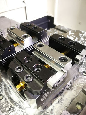 3-kg-Achsenbefestigungen 50 mm Spannbereich 4-Achsen-Schraubstock Edelstahl